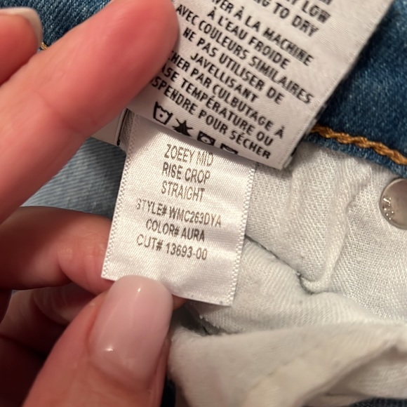 Hudson size 30 Zooey mid rise crop straight - Picture 3 of 7